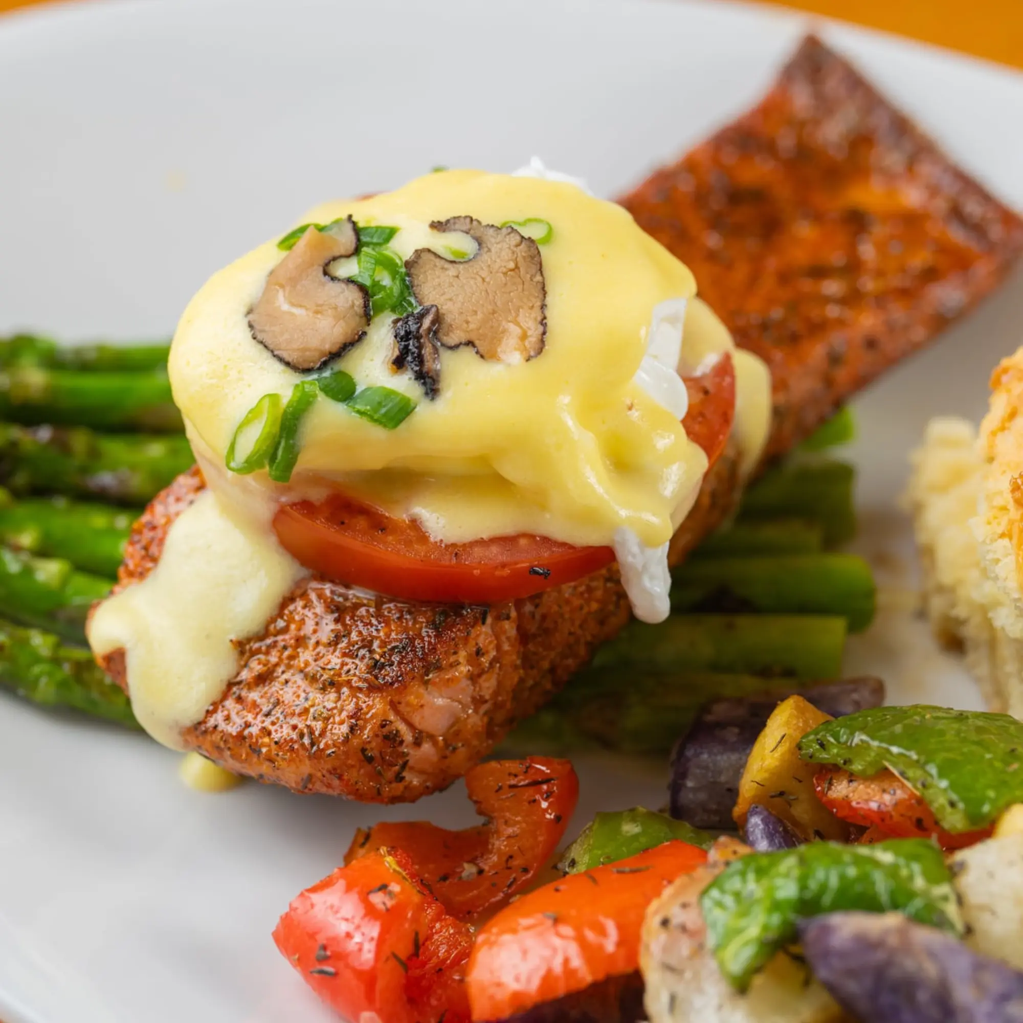 Fresh Salmon Benedict Mesa Grill, Fresh Salmon Benedict sedona